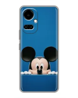 Чохол для TECNO Camon 19 (CI6n) / 19 Pro (CI8n) з картинкою «Міккі виглядає»