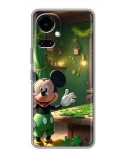 Чохол для TECNO Camon 19 (CI6n) / 19 Pro (CI8n) з картинкою «Міккі в майстерні»