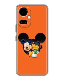 Чохол для TECNO Camon 19 (CI6n) / 19 Pro (CI8n) з картинкою «Серце Міккі Мінні»