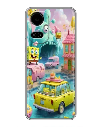 Чехол для TECNO Camon 19 (CI6n) / 19 Pro (CI8n) с картинкой «Монстр-трак приключения»