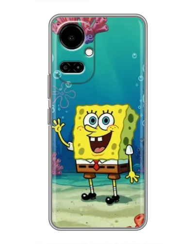 Чехол для TECNO Camon 19 (CI6n) / 19 Pro (CI8n) с картинкой «Подводный привет»