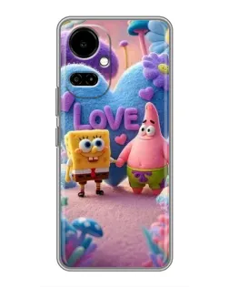 Чехол для TECNO Camon 19 (CI6n) / 19 Pro (CI8n) с картинкой «Губка Боб Патрик»