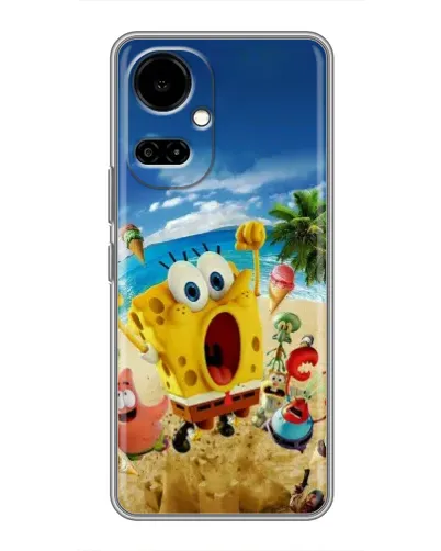 Чехол для TECNO Camon 19 (CI6n) / 19 Pro (CI8n) с картинкой «Развлечения на пляже»