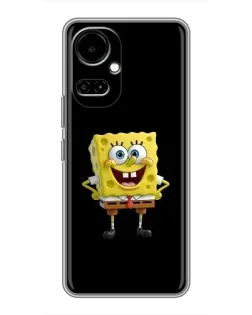 Чехол для TECNO Camon 19 (CI6n) / 19 Pro (CI8n) с картинкой «Классический Губка Боб»