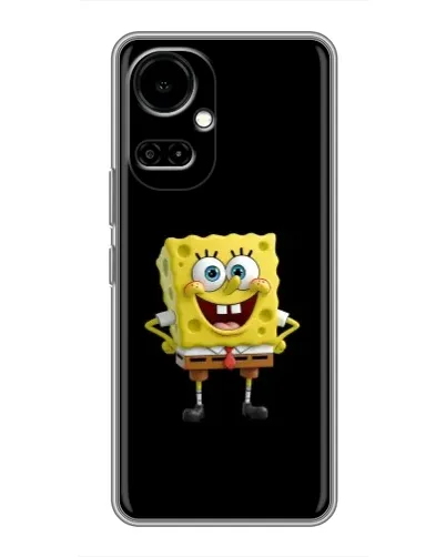 Чехол для TECNO Camon 19 (CI6n) / 19 Pro (CI8n) с картинкой «Классический Губка Боб»
