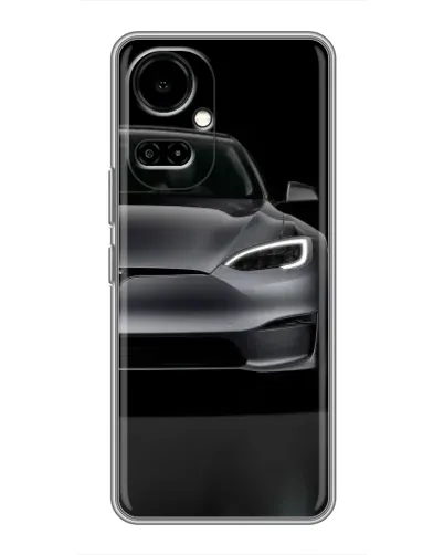Чехол для TECNO Camon 19 (CI6n) / 19 Pro (CI8n) с картинкой «Tesla Model S Look»
