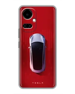 Чехол для TECNO Camon 19 (CI6n) / 19 Pro (CI8n) с картинкой «Tesla Top View»