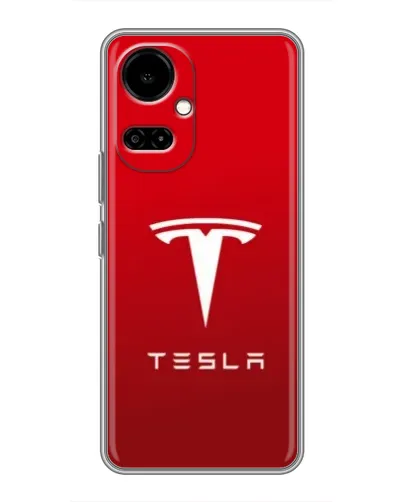 Чехол для TECNO Camon 19 (CI6n) / 19 Pro (CI8n) с картинкой «Tesla Red Classic»