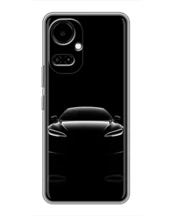 Чехол для TECNO Camon 19 (CI6n) / 19 Pro (CI8n) с картинкой «Силуэт Tesla Night»