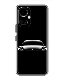 Чехол для TECNO Camon 19 (CI6n) / 19 Pro (CI8n) с картинкой «Фары Tesla Night»