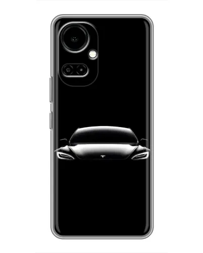 Чехол для TECNO Camon 19 (CI6n) / 19 Pro (CI8n) с картинкой «Фары Tesla Night»