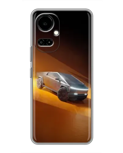 Чехол для TECNO Camon 19 (CI6n) / 19 Pro (CI8n) с картинкой «Cybertruck в пустыне»
