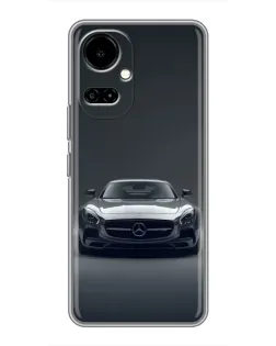 Чохол для TECNO Camon 19 (CI6n) / 19 Pro (CI8n) з картинкою «Mercedes на чорному»