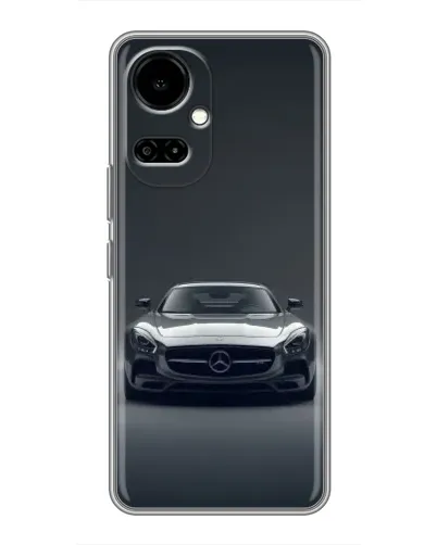 Чохол для TECNO Camon 19 (CI6n) / 19 Pro (CI8n) з картинкою «Mercedes на чорному»