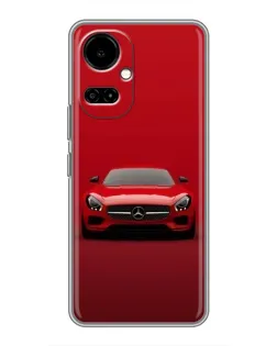 Чохол для TECNO Camon 19 (CI6n) / 19 Pro (CI8n) з картинкою «Червоний Mercedes AMG»
