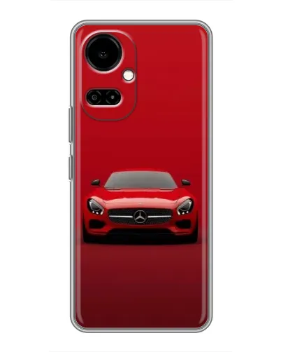 Чохол для TECNO Camon 19 (CI6n) / 19 Pro (CI8n) з картинкою «Червоний Mercedes AMG»