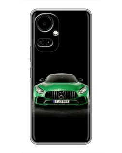 Чохол для TECNO Camon 19 (CI6n) / 19 Pro (CI8n) з картинкою «Mercedes — неоновий лого»