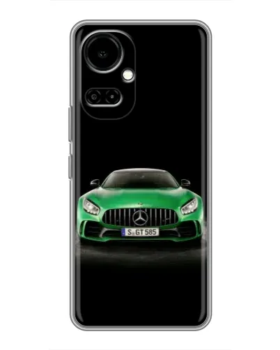 Чохол для TECNO Camon 19 (CI6n) / 19 Pro (CI8n) з картинкою «Mercedes — неоновий лого»