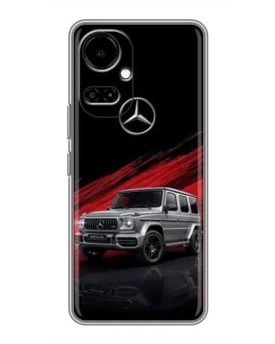 Чохол для TECNO Camon 19 (CI6n) / 19 Pro (CI8n) з картинкою «Mercedes G-Class червоний»