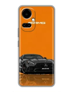 Чохол для TECNO Camon 19 (CI6n) / 19 Pro (CI8n) з картинкою «Помаранчевий Mercedes AMG»