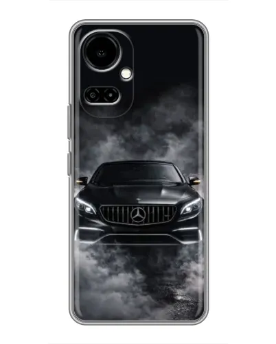 Чохол для TECNO Camon 19 (CI6n) / 19 Pro (CI8n) з картинкою «Mercedes у диму»