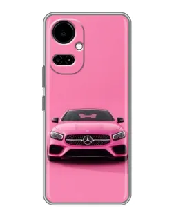 Чохол для TECNO Camon 19 (CI6n) / 19 Pro (CI8n) з картинкою «Рожевий Mercedes AMG»