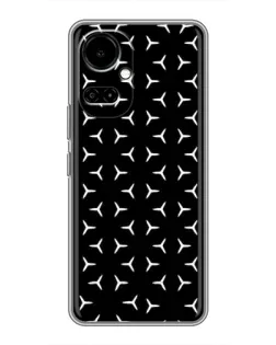 Чохол для TECNO Camon 19 (CI6n) / 19 Pro (CI8n) з картинкою «Mercedes паттерн зірок»