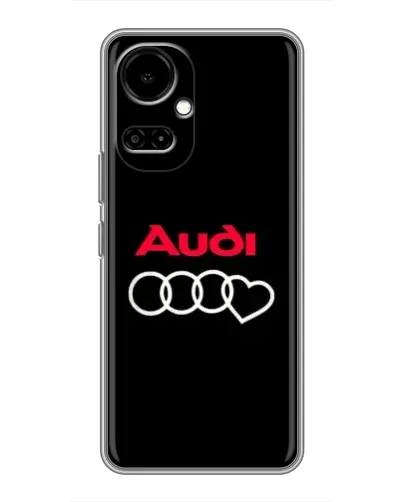 Чохол для TECNO Camon 19 (CI6n) / 19 Pro (CI8n) з картинкою «Логотип Audi Heart»