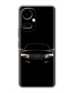 Чохол для TECNO Camon 19 (CI6n) / 19 Pro (CI8n) з картинкою «Audi — нічний контур»