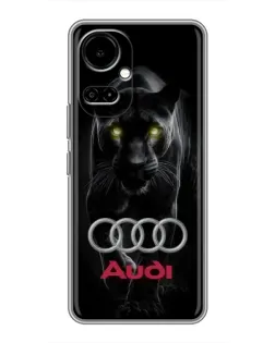 Чохол для TECNO Camon 19 (CI6n) / 19 Pro (CI8n) з картинкою «Пантера та Audi»