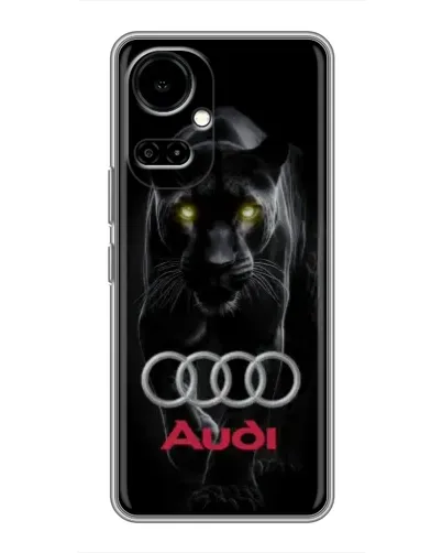 Чохол для TECNO Camon 19 (CI6n) / 19 Pro (CI8n) з картинкою «Пантера та Audi»