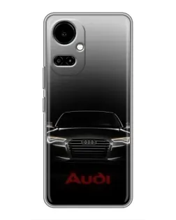 Чохол для TECNO Camon 19 (CI6n) / 19 Pro (CI8n) з картинкою «Audi — градієнтний контур»