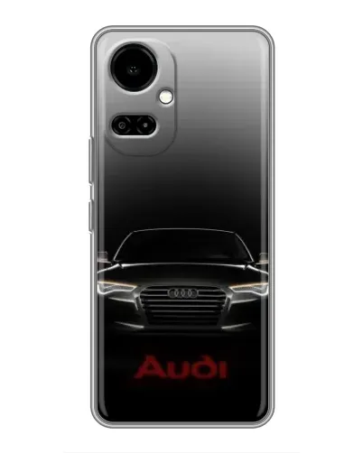 Чохол для TECNO Camon 19 (CI6n) / 19 Pro (CI8n) з картинкою «Audi — градієнтний контур»