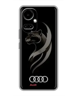 Чохол для TECNO Camon 19 (CI6n) / 19 Pro (CI8n) з картинкою «Графіка — пантера та Audi»