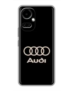 Чохол для TECNO Camon 19 (CI6n) / 19 Pro (CI8n) з картинкою «Audi — золотий логотип»