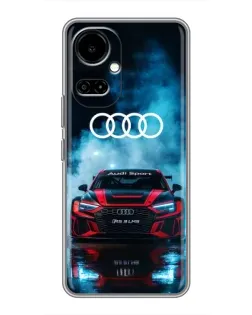 Чохол для TECNO Camon 19 (CI6n) / 19 Pro (CI8n) з картинкою «Audi Sport — неон»