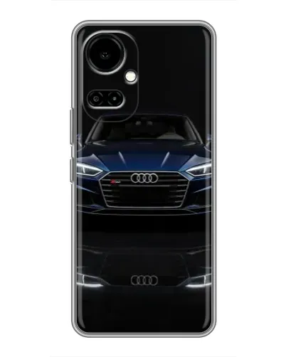 Чохол для TECNO Camon 19 (CI6n) / 19 Pro (CI8n) з картинкою «Audi — нічне відображення»
