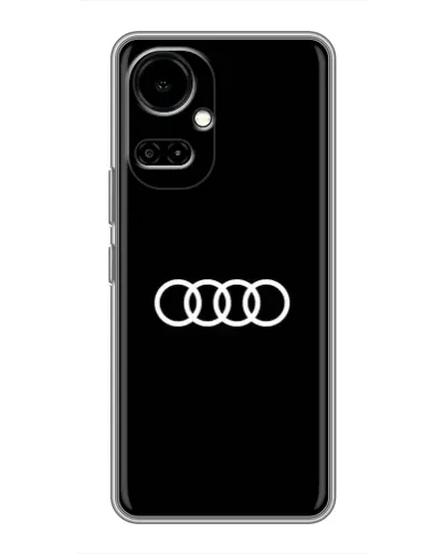 Чохол для TECNO Camon 19 (CI6n) / 19 Pro (CI8n) з картинкою «Audi White Logo»