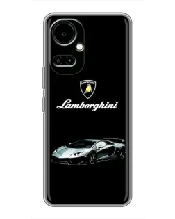 Чехол для TECNO Camon 19 (CI6n) / 19 Pro (CI8n) с картинкой «Логотип Lamborghini классика»
