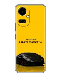 Чехол для TECNO Camon 19 (CI6n) / 19 Pro (CI8n) с картинкой «Lamborghini Huracan черный»