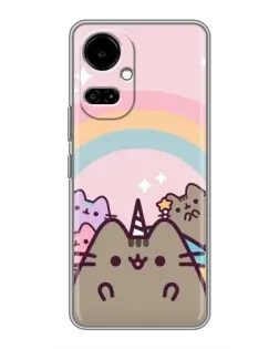Чехол для TECNO Camon 19 (CI6n) / 19 Pro (CI8n) с картинкой «Единорог Pusheen»
