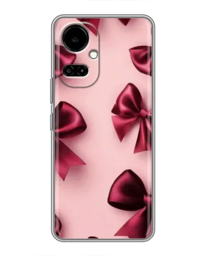 Чехол для TECNO Camon 19 (CI6n) / 19 Pro (CI8n) с картинкой «Бордовый атлас»