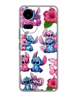 Чехол для TECNO Camon 19 (CI6n) / 19 Pro (CI8n) с картинкой «Стикеры Stitch и Angel» Чехол для TECNO Camon 19 (CI6n) / 19 Pro (CI8n) с картинкой «Стикеры Stitch и Angel»