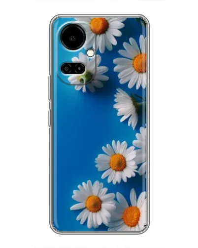 Чехол для TECNO Camon 19 (CI6n) / 19 Pro (CI8n) с картинкой «Белоснежные маргаритки» Чехол для TECNO Camon 19 (CI6n) / 19 Pro (CI8n) с картинкой «Белоснежные маргаритки»