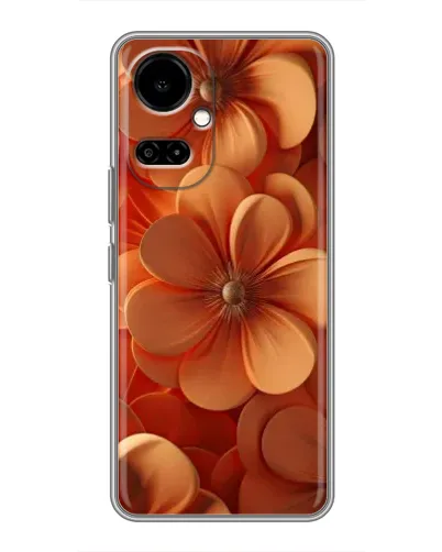 Чехол для TECNO Camon 19 (CI6n) / 19 Pro (CI8n) с картинкой «Оранжевый макро цветок» Чехол для TECNO Camon 19 (CI6n) / 19 Pro (CI8n) с картинкой «Оранжевый макро цветок»