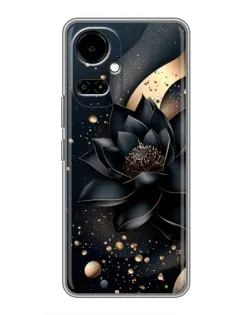 Чехол для TECNO Camon 19 (CI6n) / 19 Pro (CI8n) с картинкой «Черный лотос»