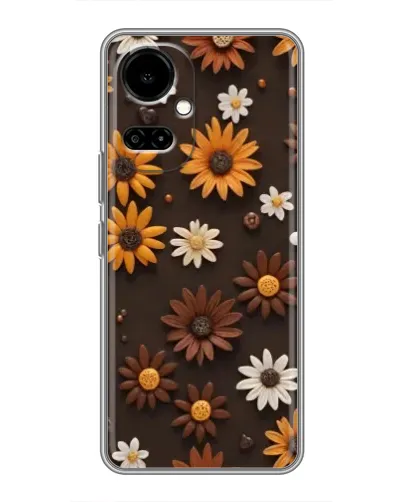 Чехол для TECNO Camon 19 (CI6n) / 19 Pro (CI8n) с картинкой «Узор из маленьких подсолнухов» Чехол для TECNO Camon 19 (CI6n) / 19 Pro (CI8n) с картинкой «Узор из маленьких подсолнухов»