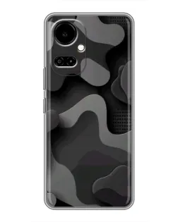 Чехол для TECNO Camon 19 (CI6n) / 19 Pro (CI8n) с картинкой «Темный абстрактный камуфляж» Чехол для TECNO Camon 19 (CI6n) / 19 Pro (CI8n) с картинкой «Темный абстрактный камуфляж»