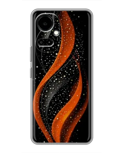 Чехол для TECNO Camon 19 (CI6n) / 19 Pro (CI8n) с картинкой «Огненная звездная волна»
