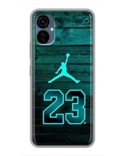 Чехол для TECNO Camon 19 Neo с картинкой «Jordan Cyan 23»